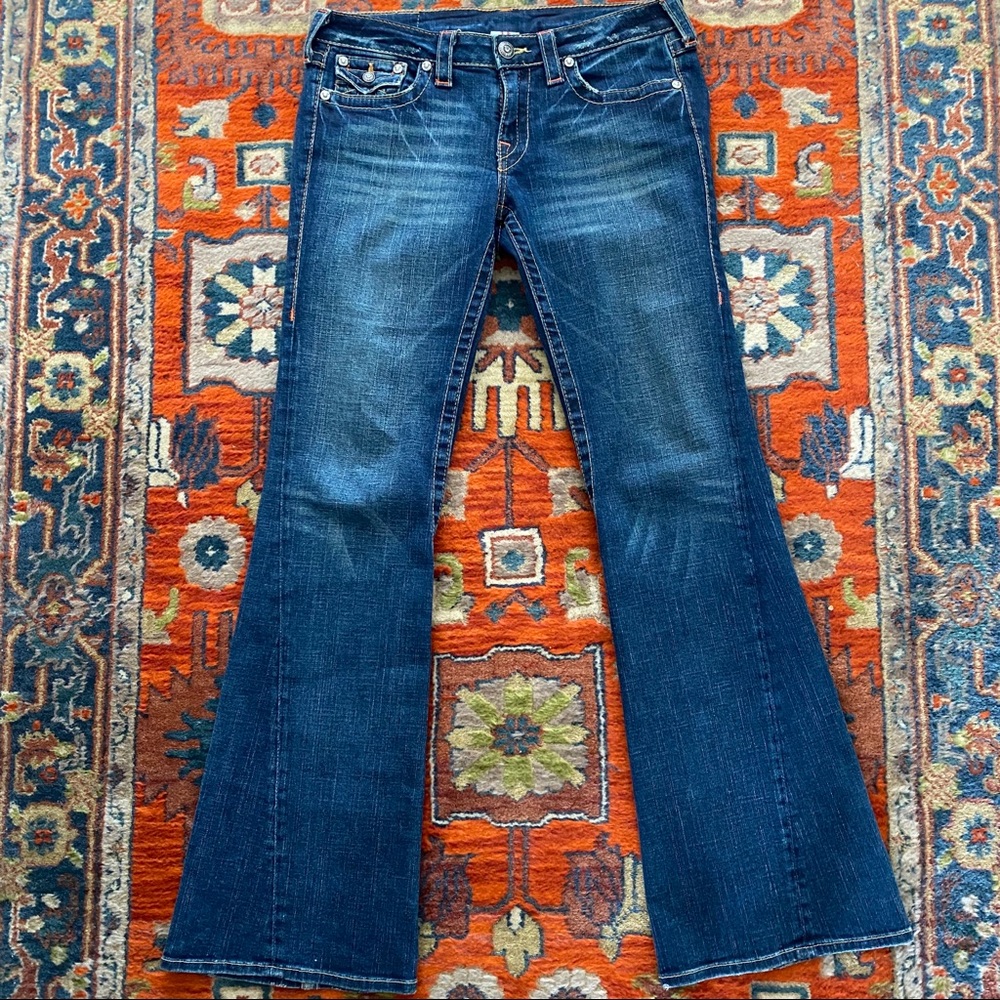 True Religion Joey Twisted Flare Jean Size 31